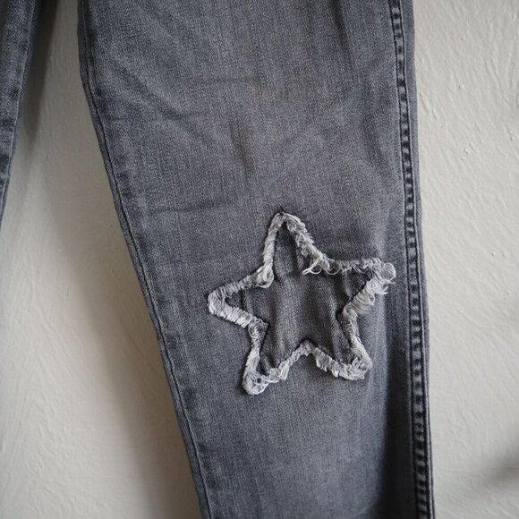 Anthropologie Mcguire Star Patch Skinny Jeans Size 24 - Picture 3 of 10